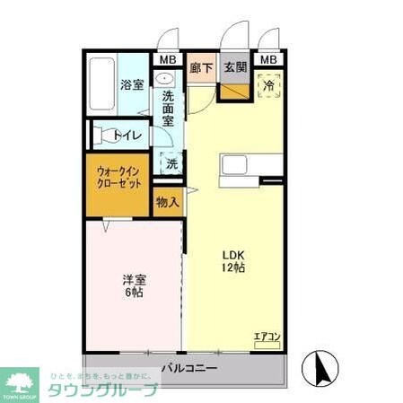 サニーウエルの物件間取画像